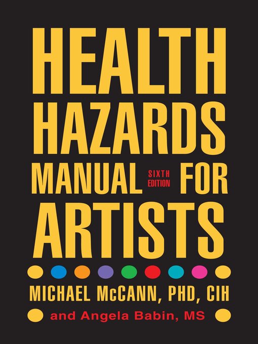 Cover image for Health Hazards Manual for Artists